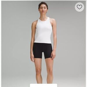 NWT Lululemon Align Waist-Length Racerback White